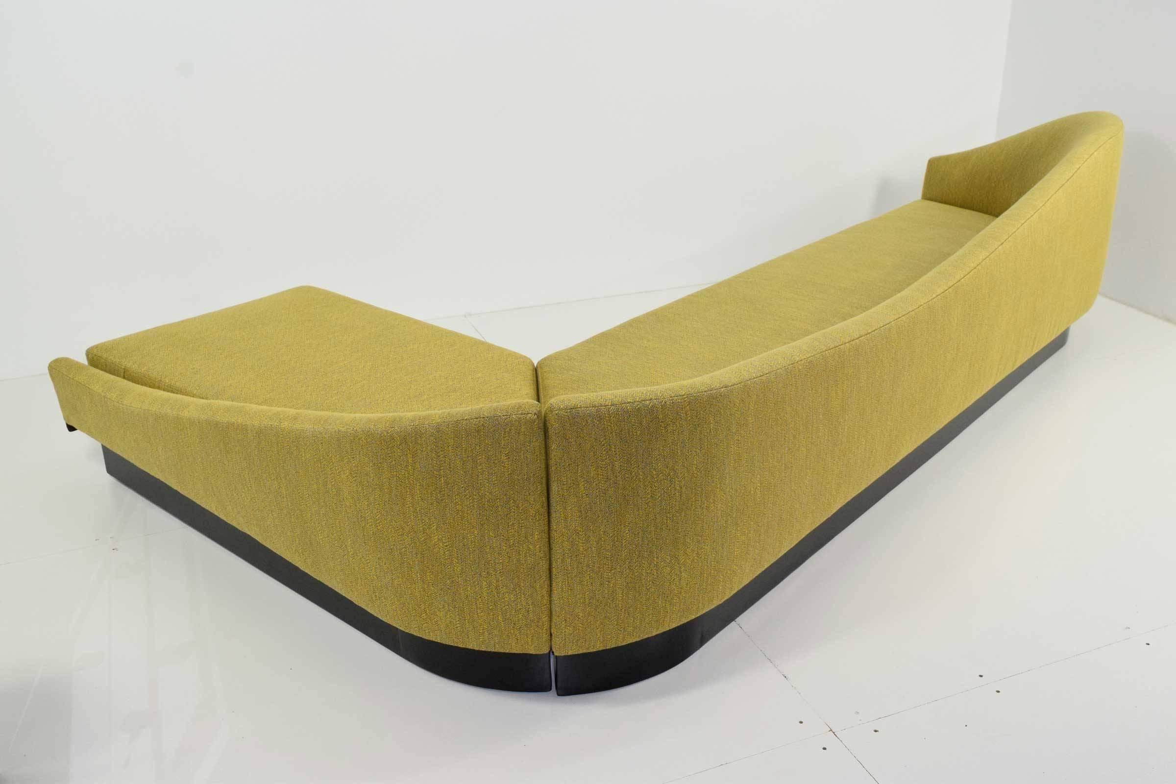 Mid-Century Modern Adrian Pearsall Cloud Sofa in New Upholstery