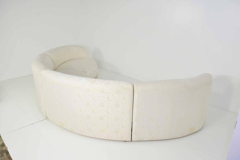 Serpentine Shaped Vladimir Kagan for Cantoni Sofa at 1stDibs | cantoni sofas,  cantoni eames, cantoni leather sectional