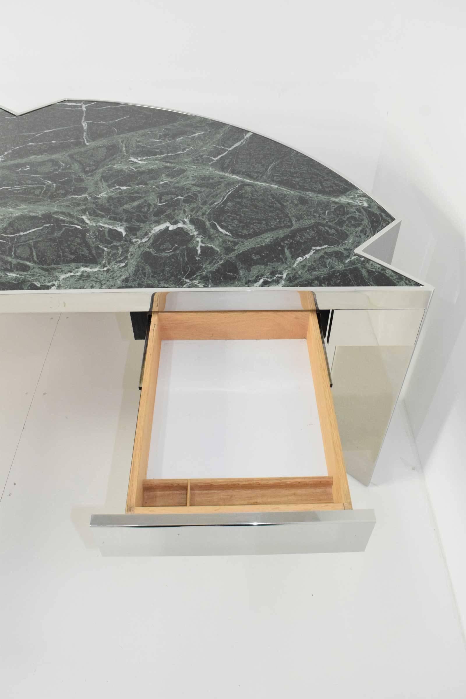 Leon Rosen Mezzaluna Desk for Pace In Excellent Condition In Dallas, TX