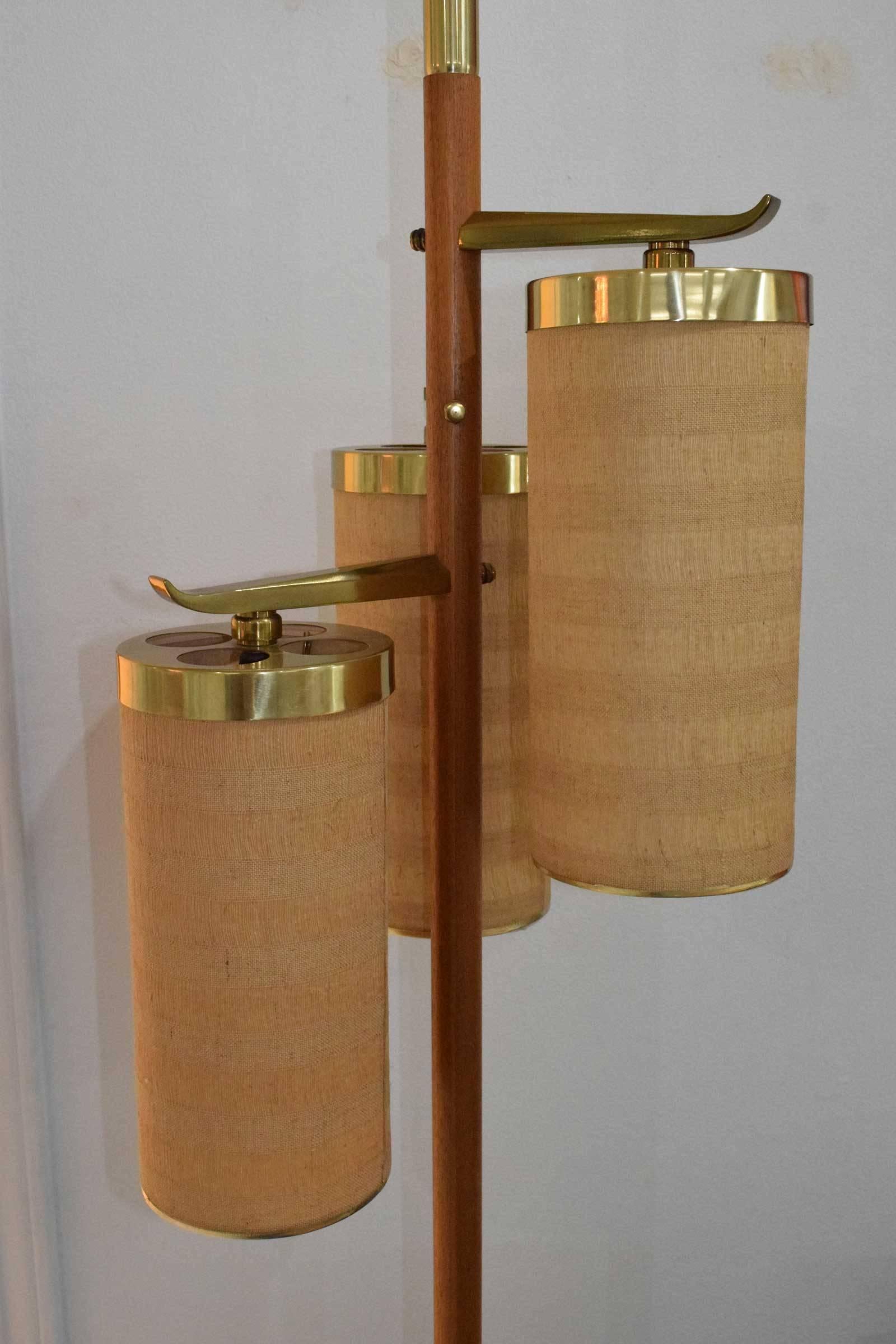 Stiffel Tension Pole Floor Lamp At 1stdibs, Stiffel Tension Pole Floor Lamp