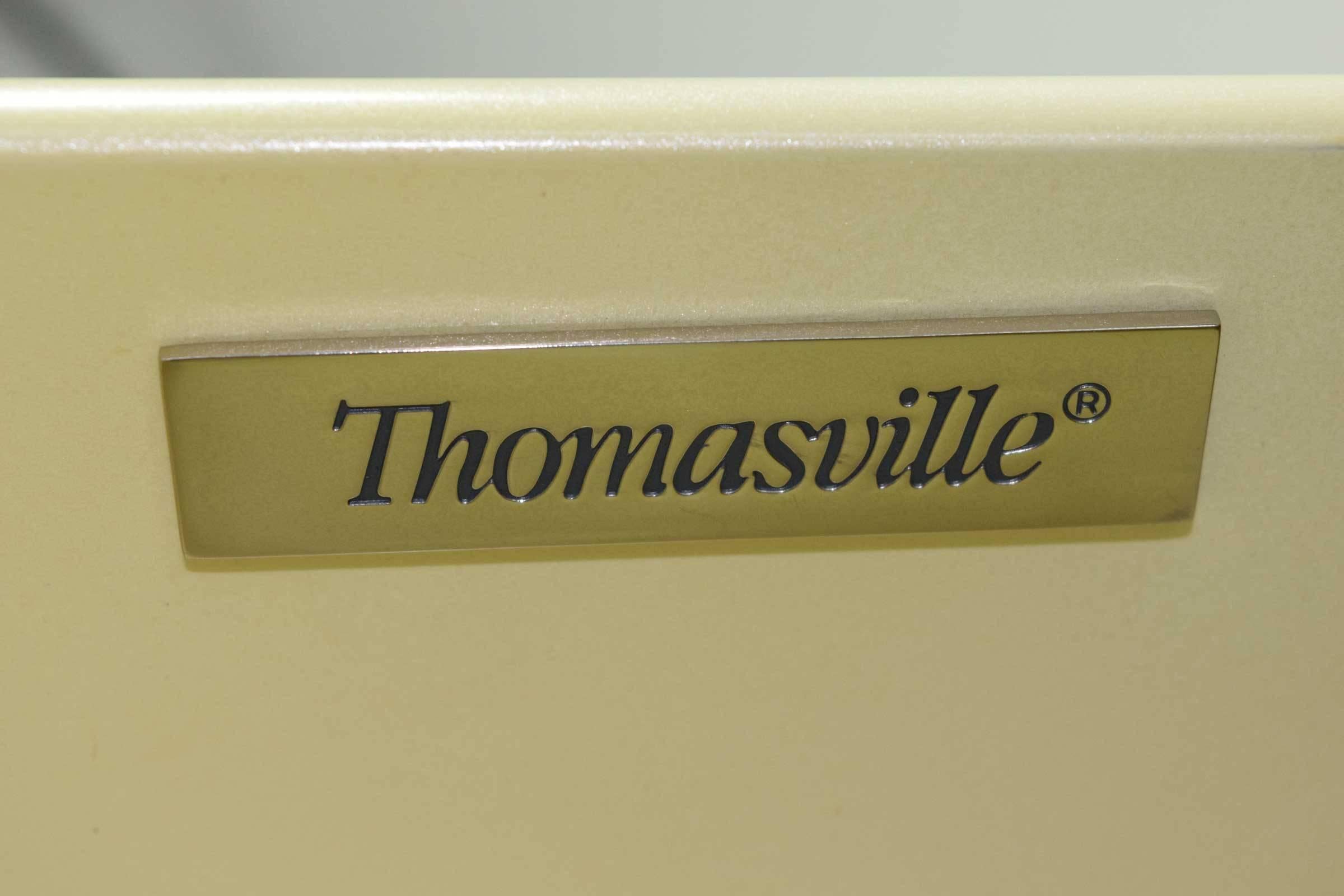 Modern Chest of Drawers in Grasscloth by Thomasville