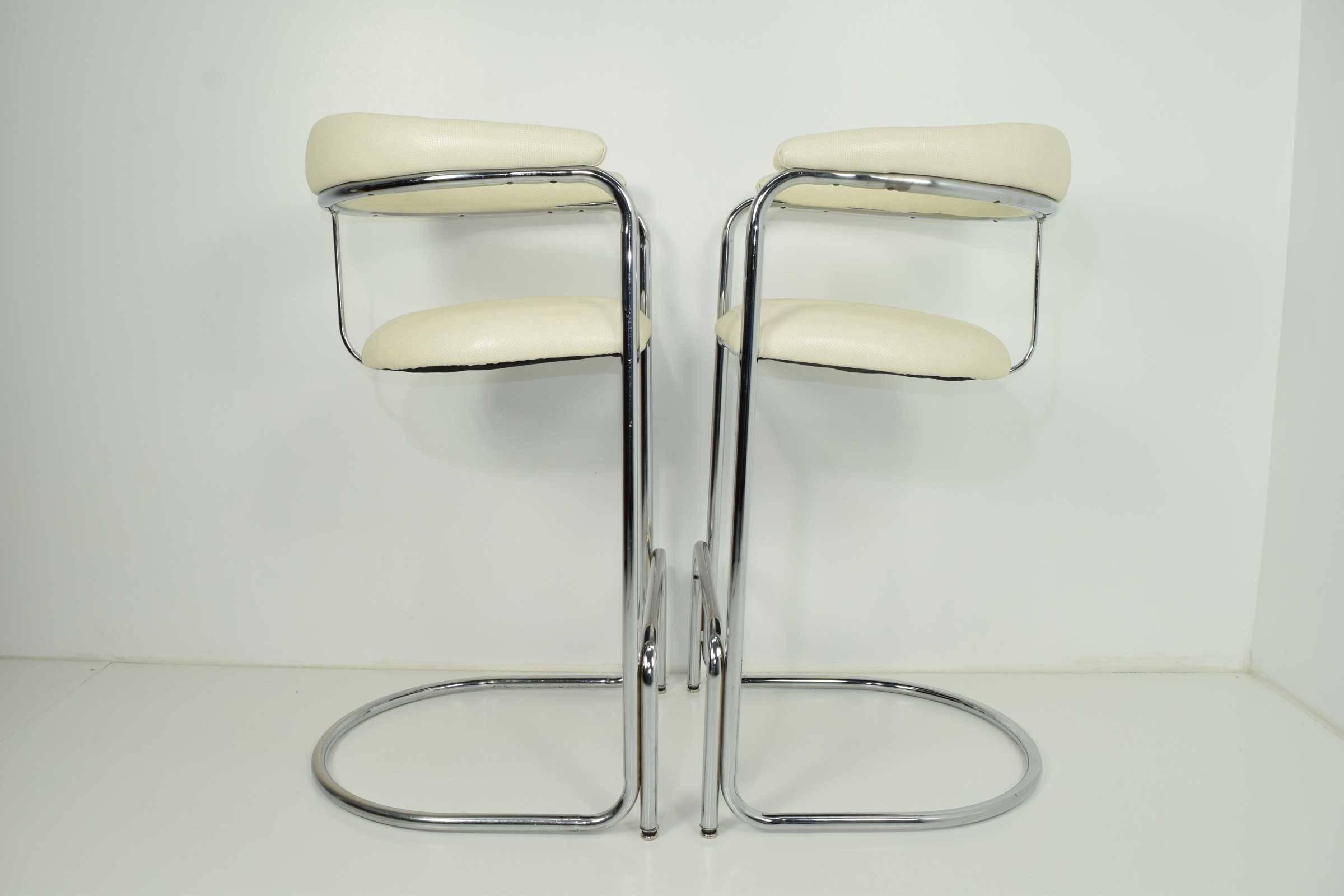 Bar Stools by Anton Lorenz for Thonet In Good Condition In Dallas, TX