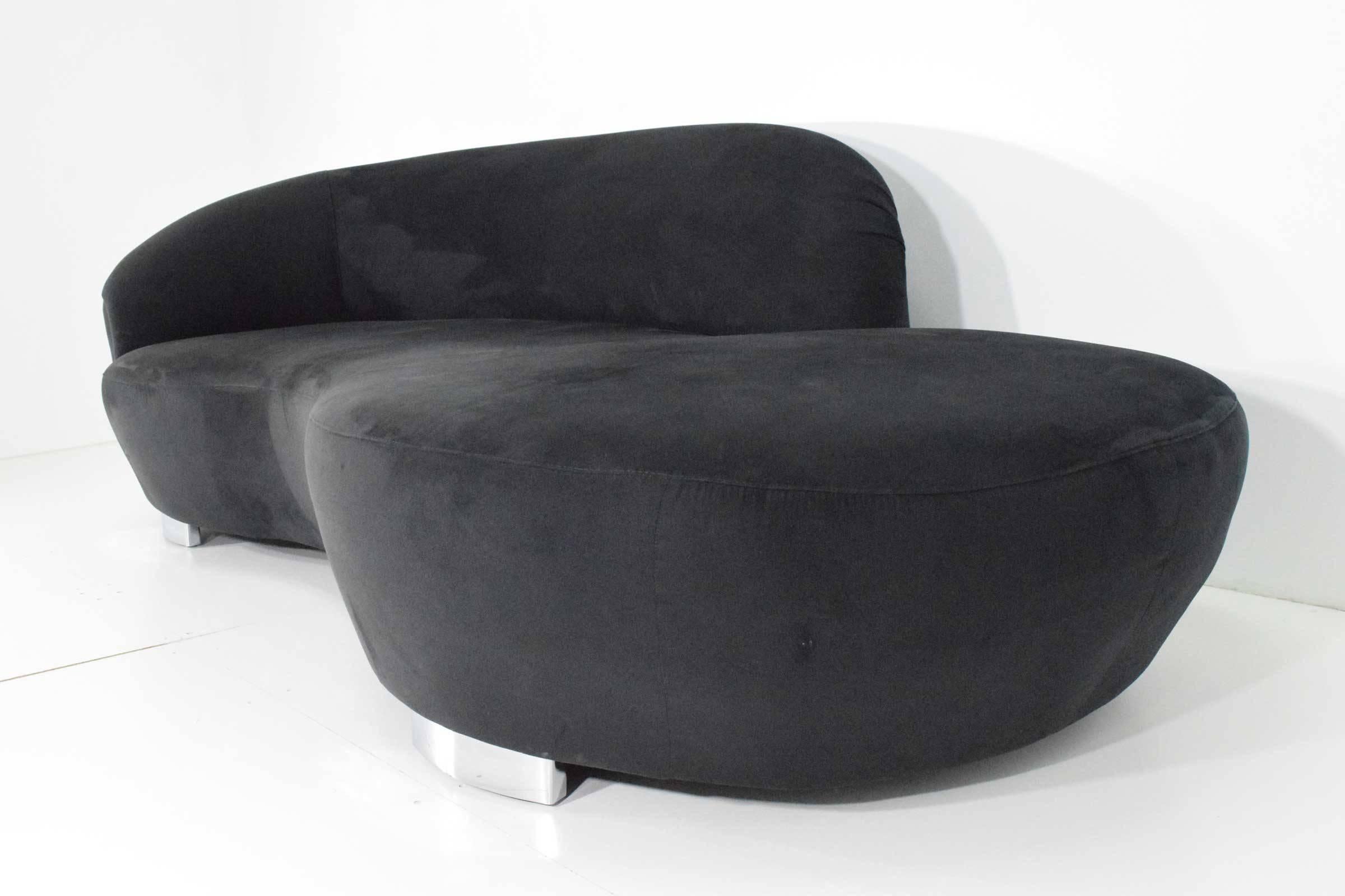Vladimir Kagan Style Cloud Serpentine Sofa 1
