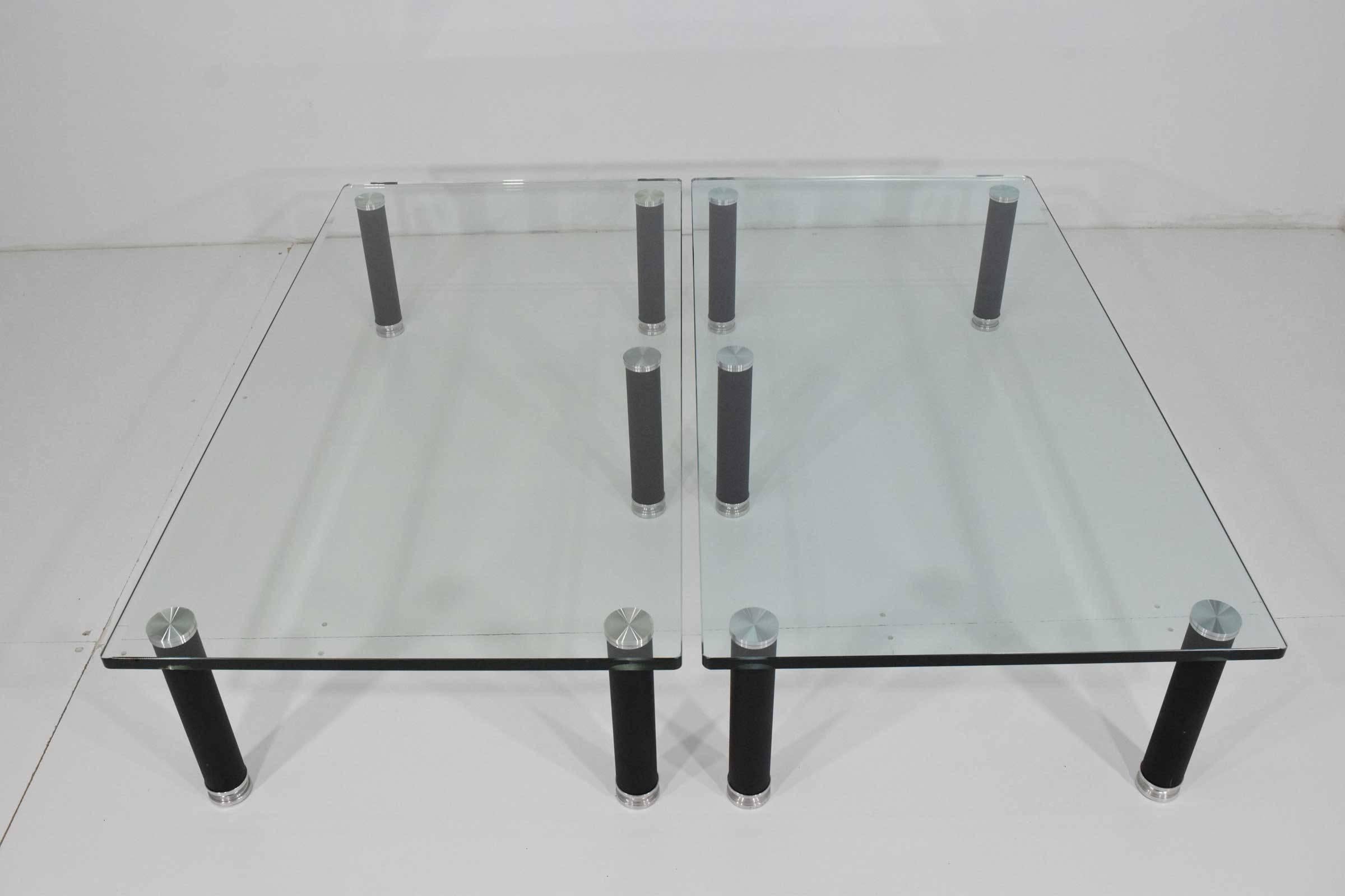 Pair of Coffee Tables by Leon Rosen for Pace In Good Condition For Sale In Dallas, TX