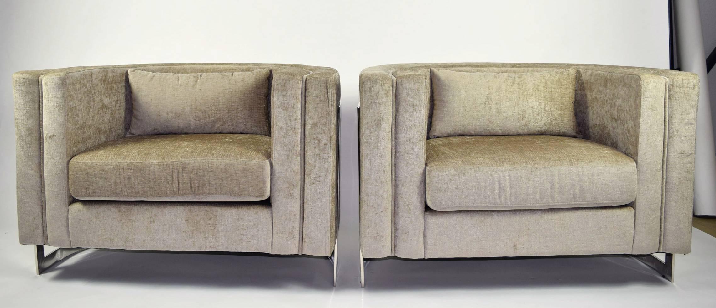 20th Century Milo Baughman  Lounge Chairs