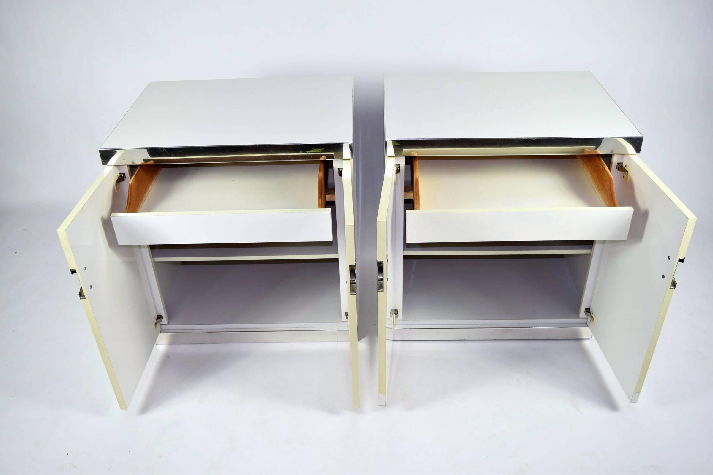 20th Century Pair of Pierre Cardin Nightstands