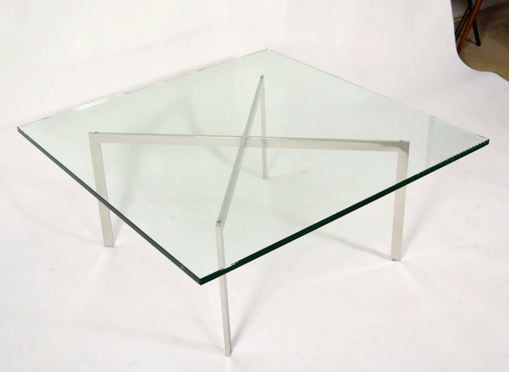 Mid-Century Modern Barcelona Table by Mies van der Rohe for Knoll