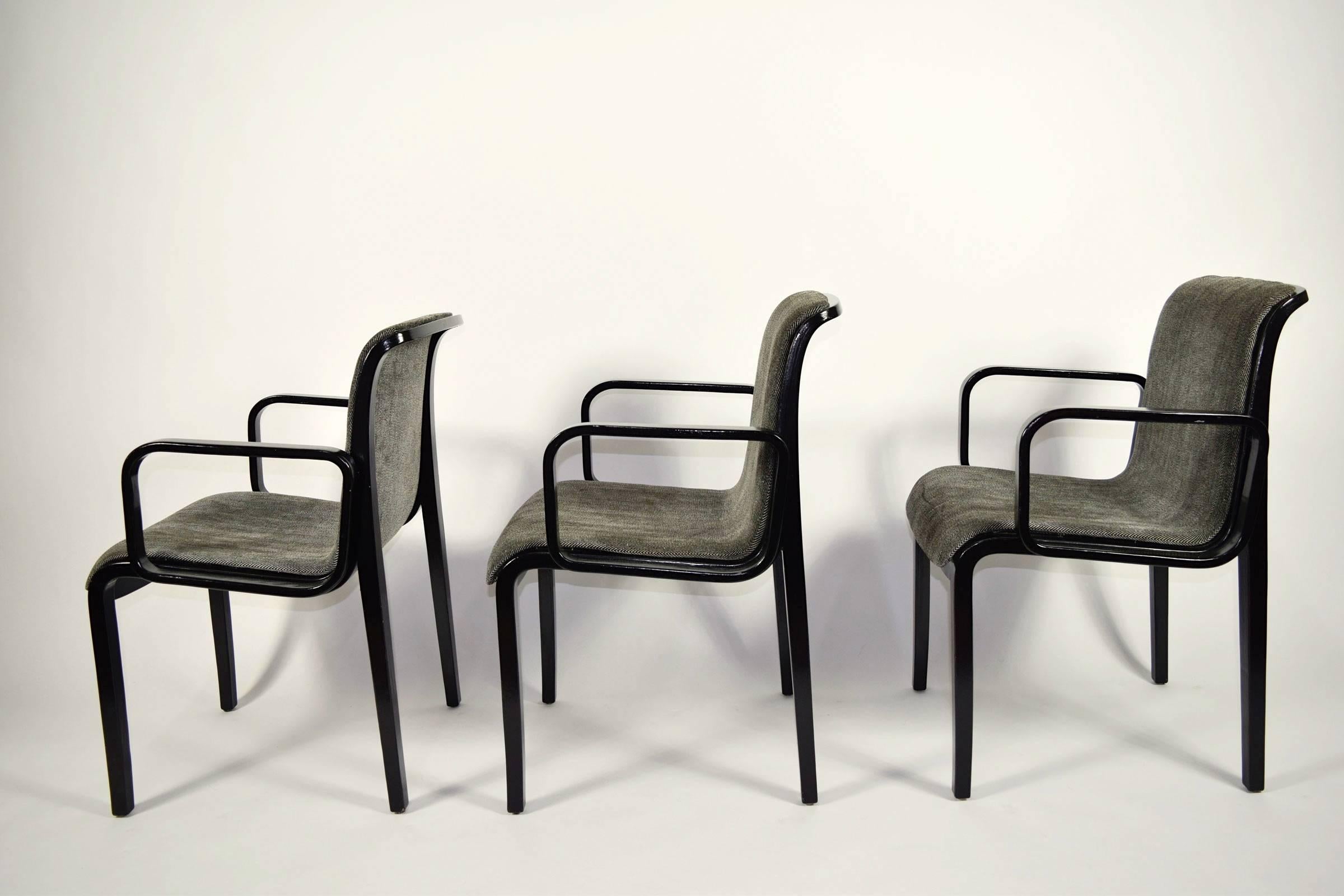 American Set of Six Bill Stephens for Knoll Dining Chairs