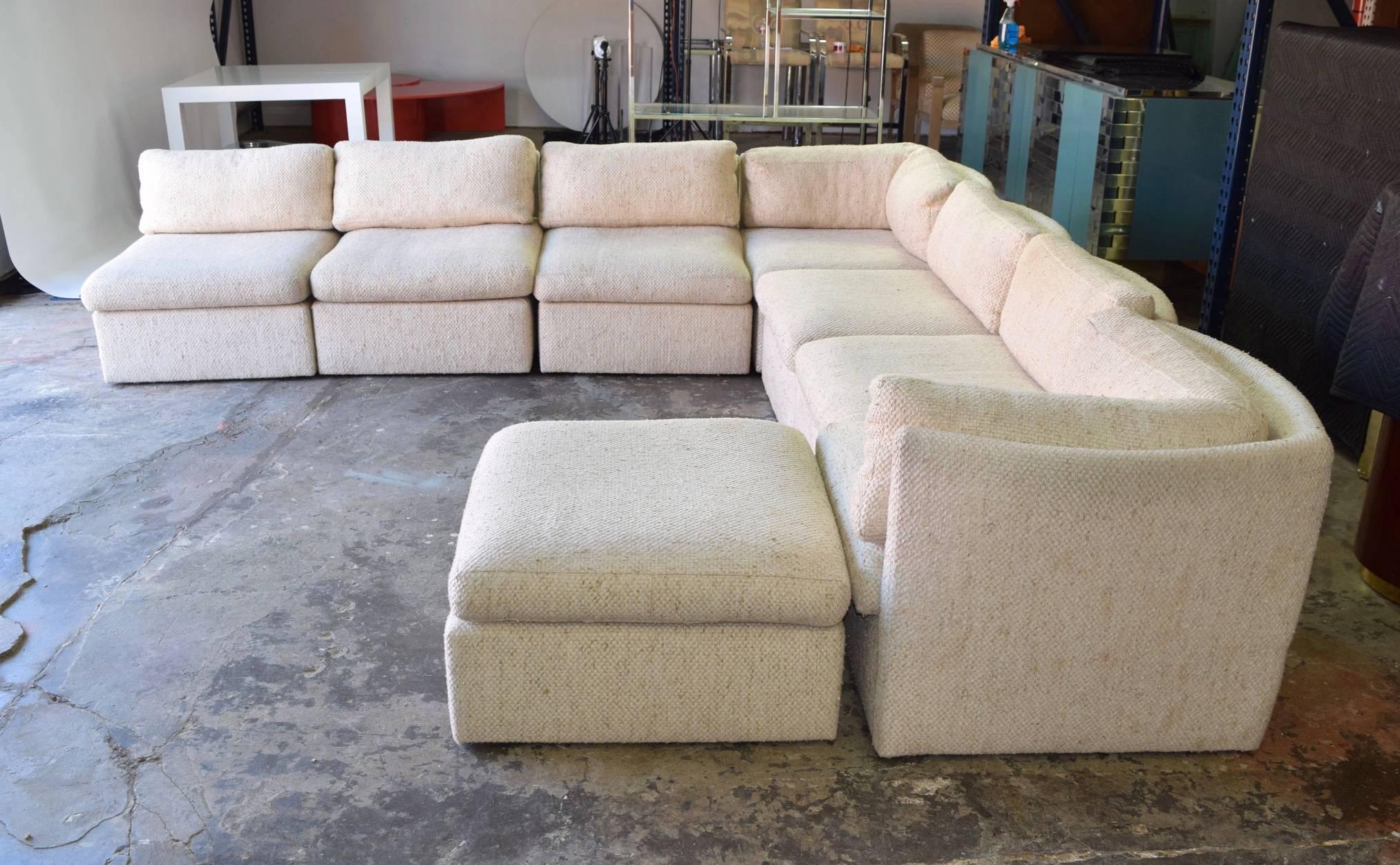 1970s milo baughman for thayer coggin modular sectional