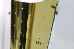 Pair of Italian Wall Sconces in Brass and Lucite, 1960s