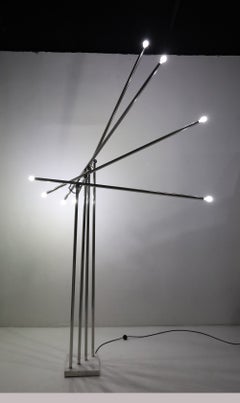 Monumental 'Giraffa' Floor Lamp by Sergio Moscheni for Selenova