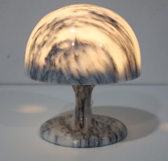 Small Tulip Shaped Marble Table Lamp, 1960s