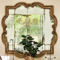 Formations Quatrefoil Mirror in Silver Finish, 53.5"