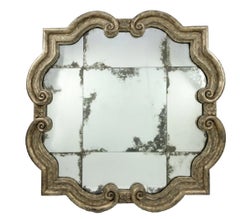 Formations Quatrefoil Mirror in Silver Finish, 53.5"