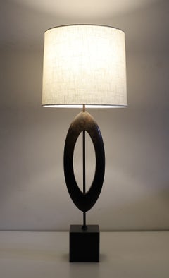 Lampada "Manhattan" in rame patinato di Porta Romana, anni 2000