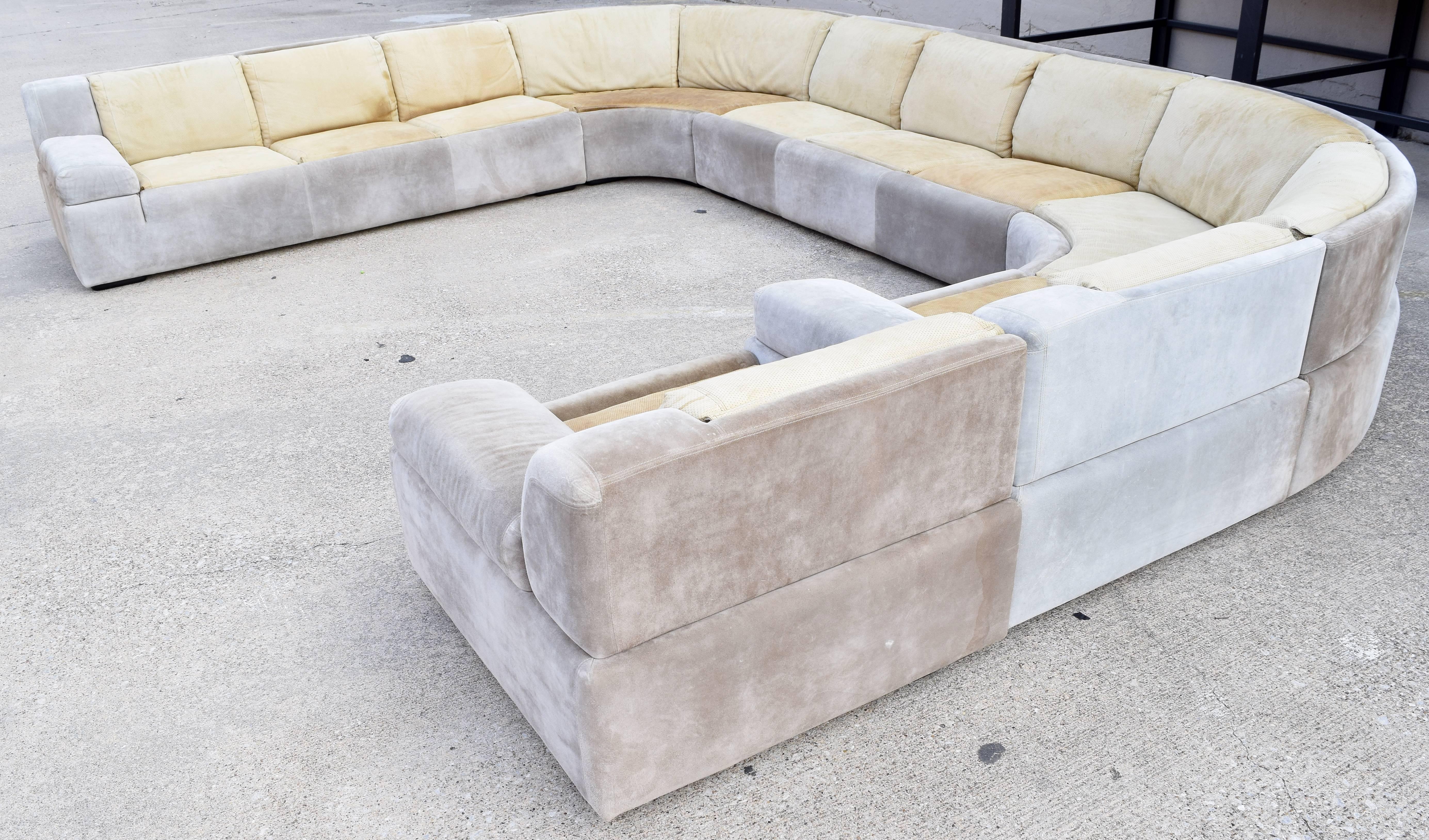 Mid-Century Modern Large Saporiti  Sectional