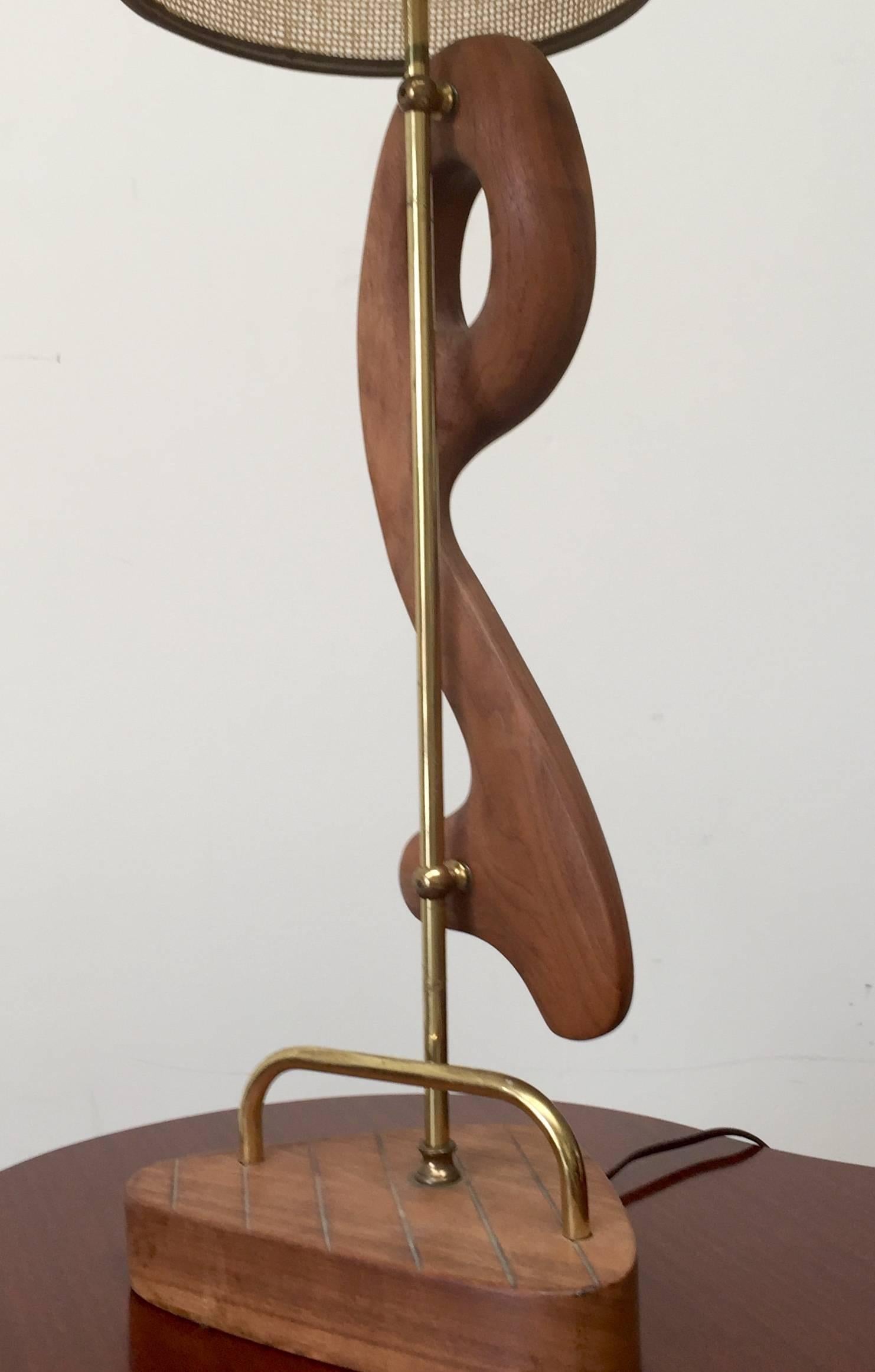 Mid-Century Modern Amorphic Table Lamp For Sale