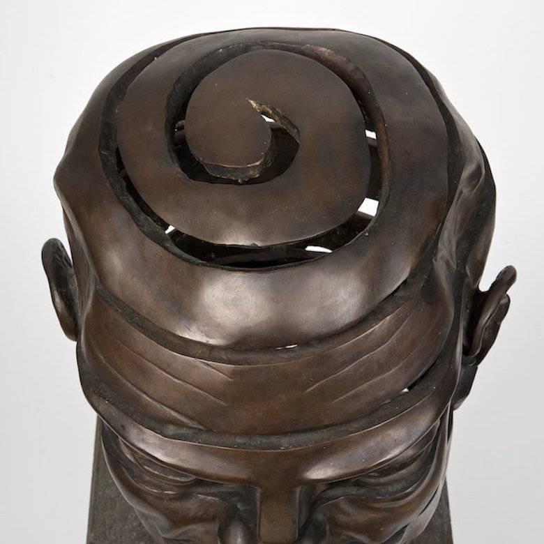 American Gotzon '20th Century', Bronze Bust For Sale