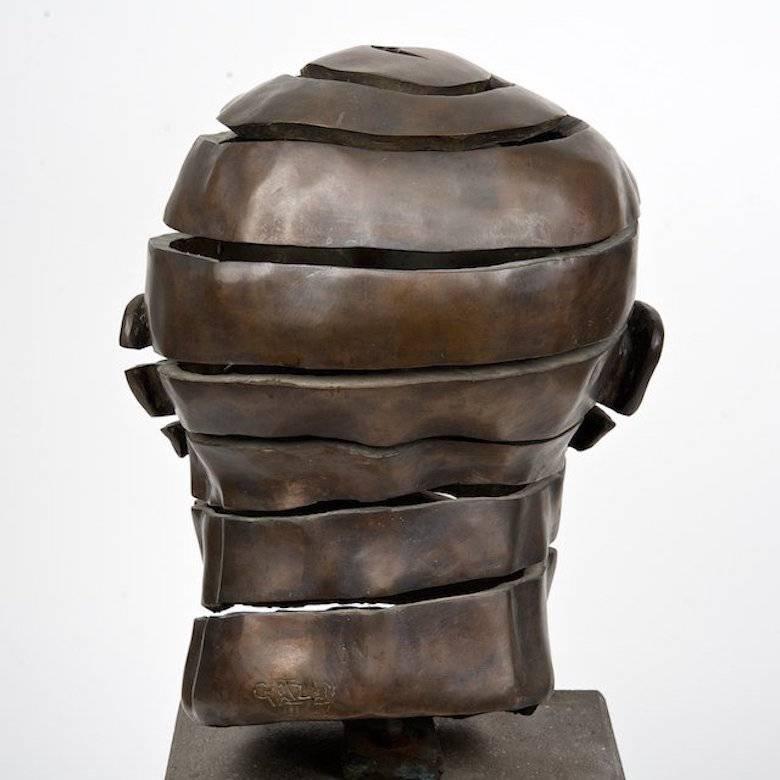 Bronzed Gotzon '20th Century', Bronze Bust For Sale