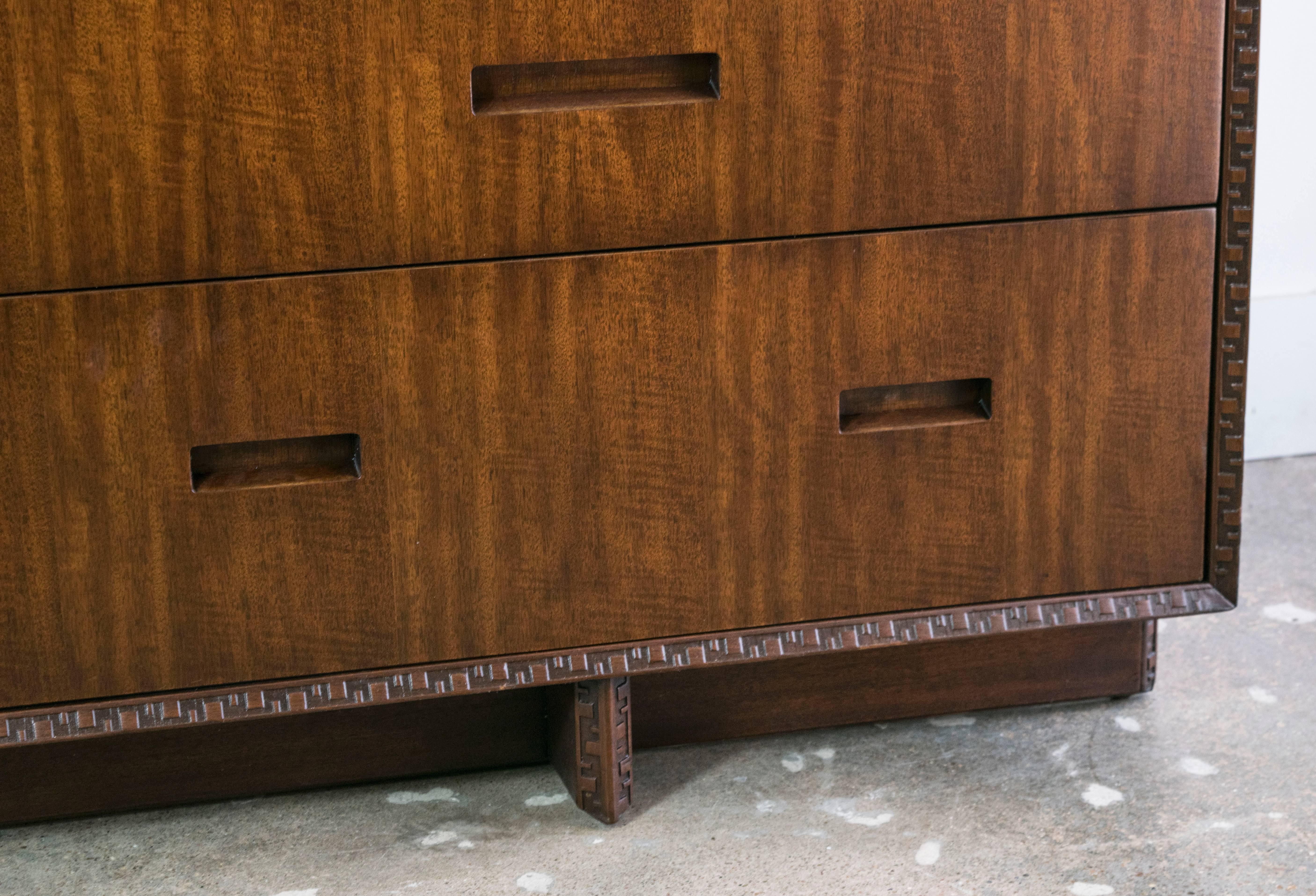 Frank Lloyd Wright for Henredon Dresser or Credenza In Excellent Condition In Houston, TX