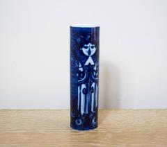 Elegant Cobalt Blue Bjorn Wiinblad Rosenthal Studio Line Vase