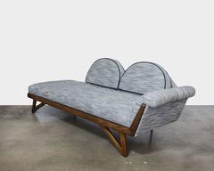 Pair of Adrian Pearsall Chaise Lounges with Gondola Style Frame