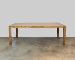 Milo Baughman Burl Wood Dining Table/Desk