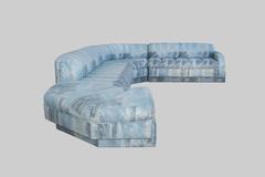 Custom Vladimir Kagan Sectional Sofa for Directional