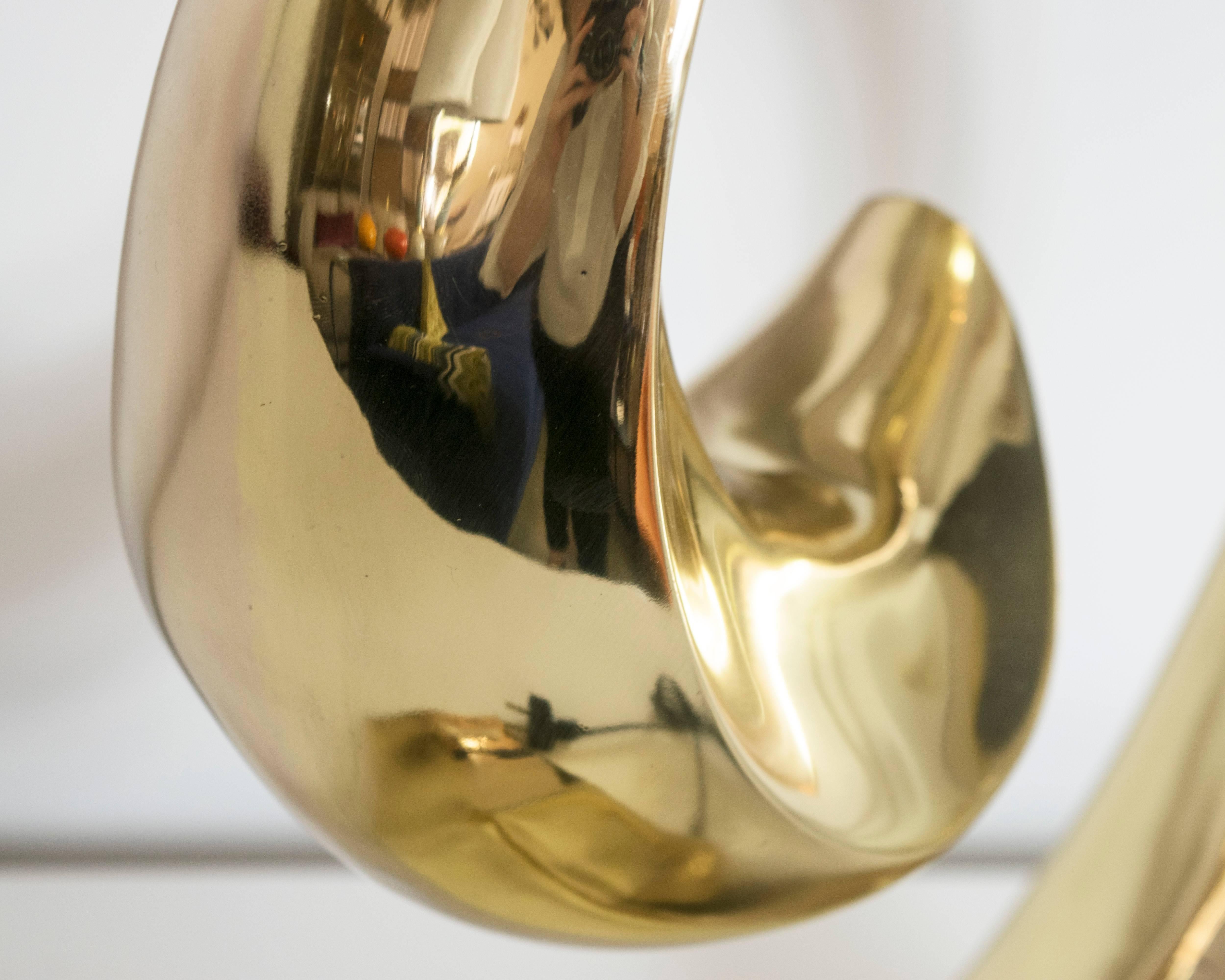 American Pierre Cardin Iconic Sculptural Pair of Lamps For Sale