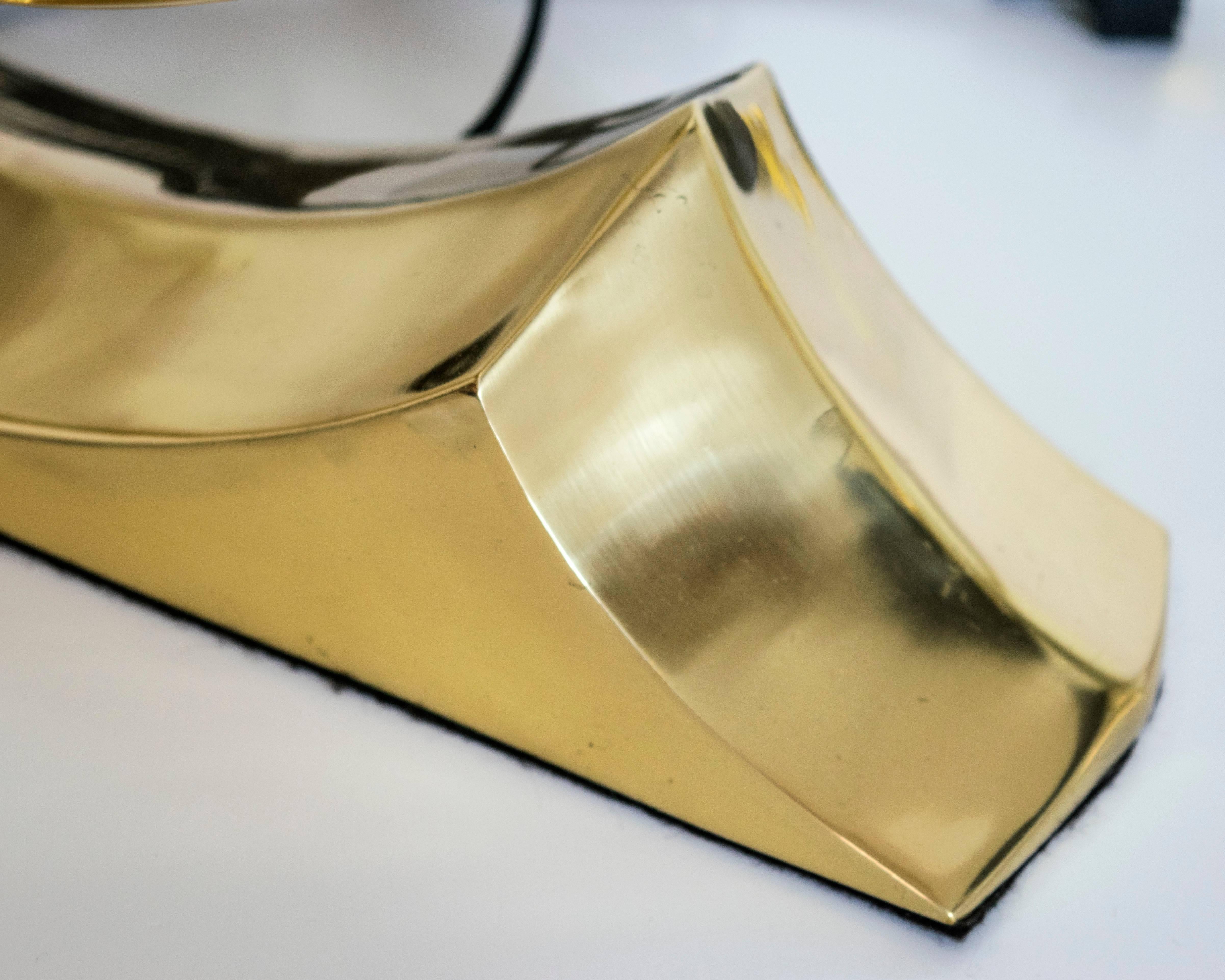 Pierre Cardin Iconic Sculptural Pair of Lamps In Excellent Condition For Sale In Houston, TX