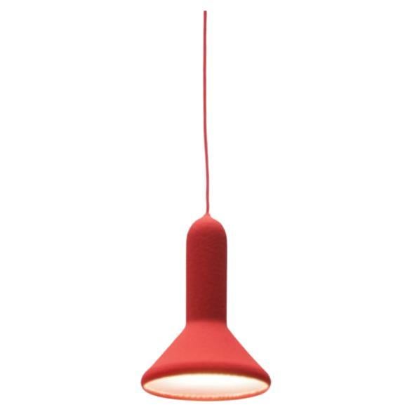 Torch Light Pendant S1 Cone Ø150 Red By Established & Sons Sylvain Willenz
