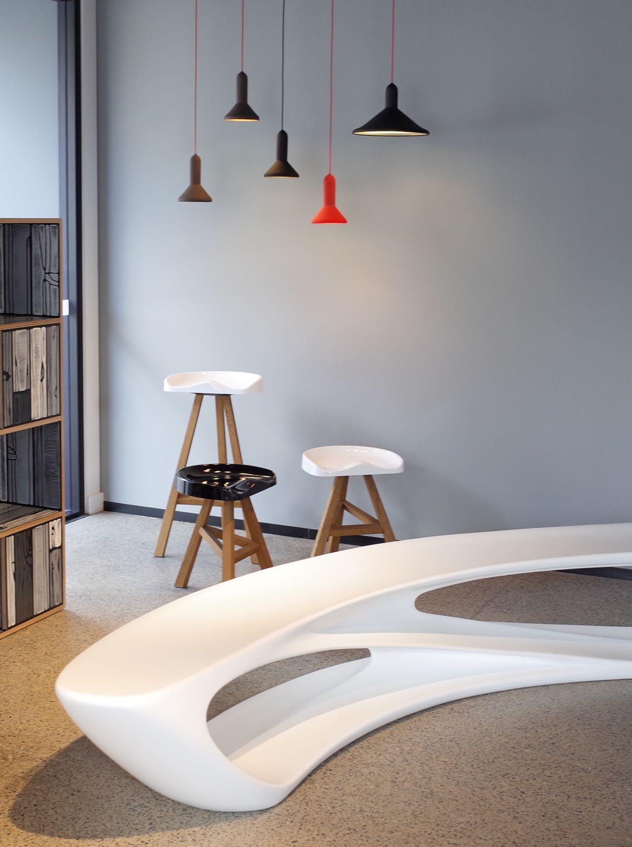 Torch Light Pendant S1 Cone Ø150 Red By Established & Sons Sylvain Willenz In New Condition For Sale In Beverly Hills, CA