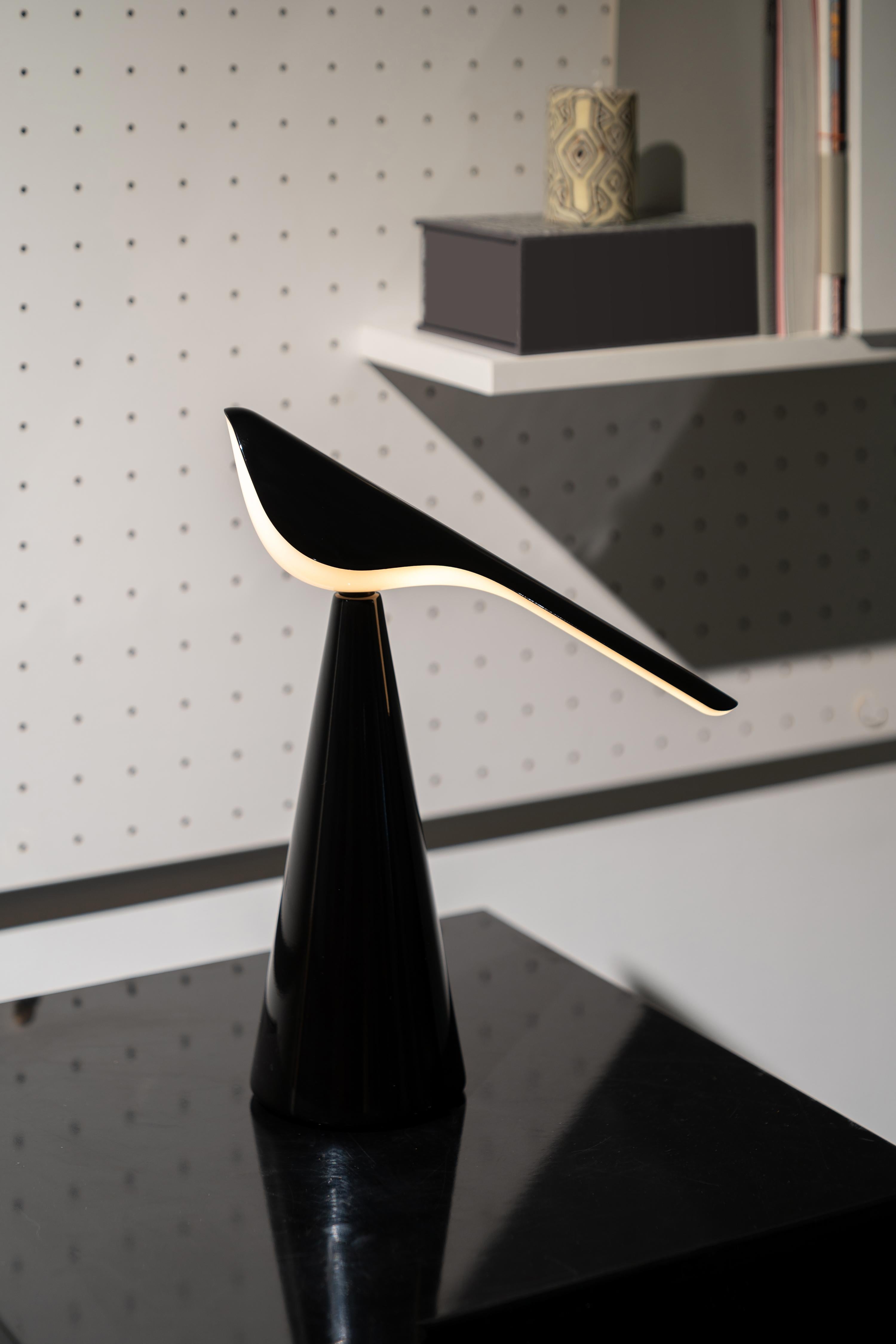 Chinese Tiki, T2 H300, Led With Battery, Black, By Established & Sons Nao Tamura For Sale