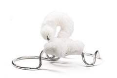 Fauteuil rembourré Railing avec fourrure de mouton blanc