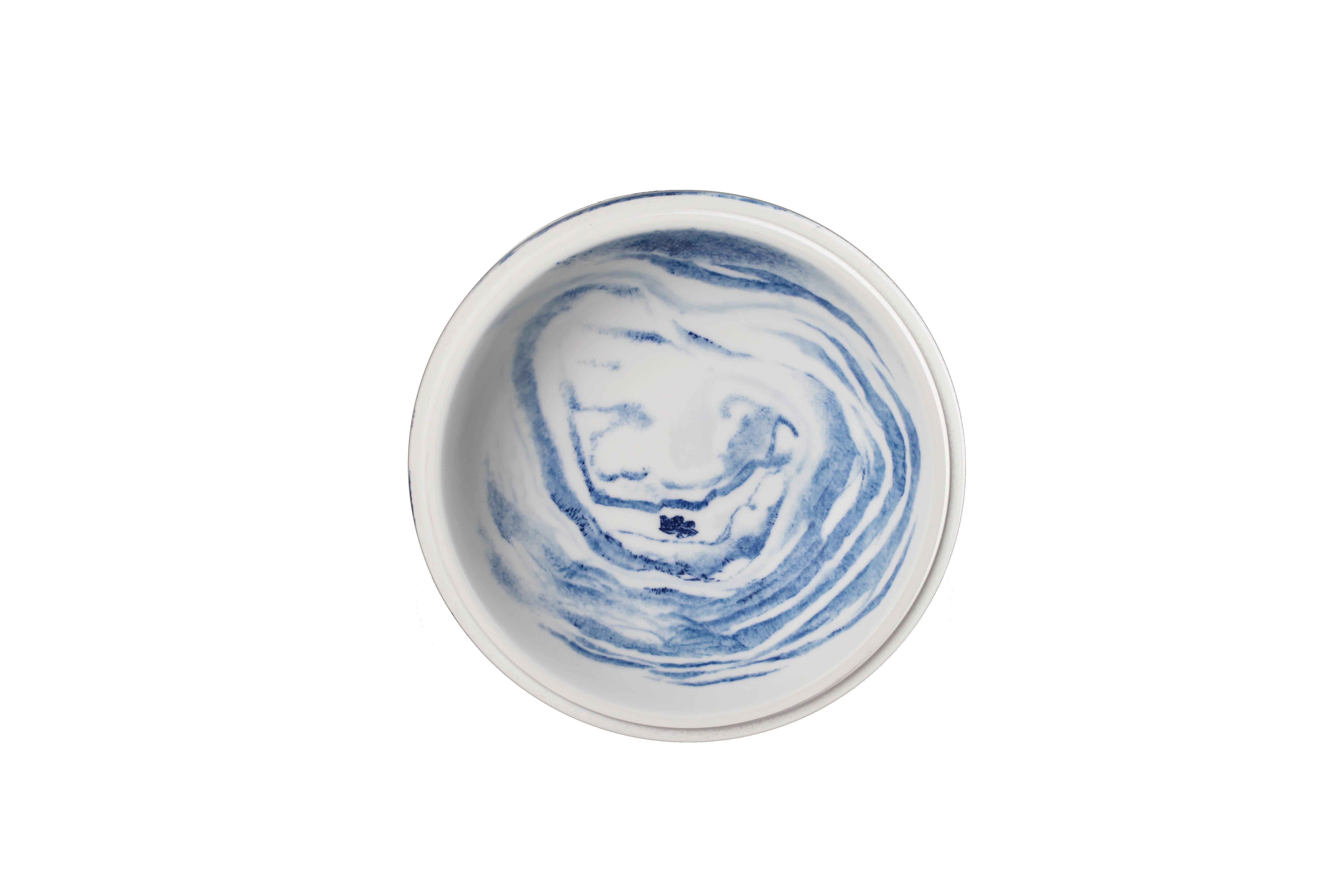 Contemporary Kaolin Mines #2 Porcelain Bowl by Zhenhan Hao