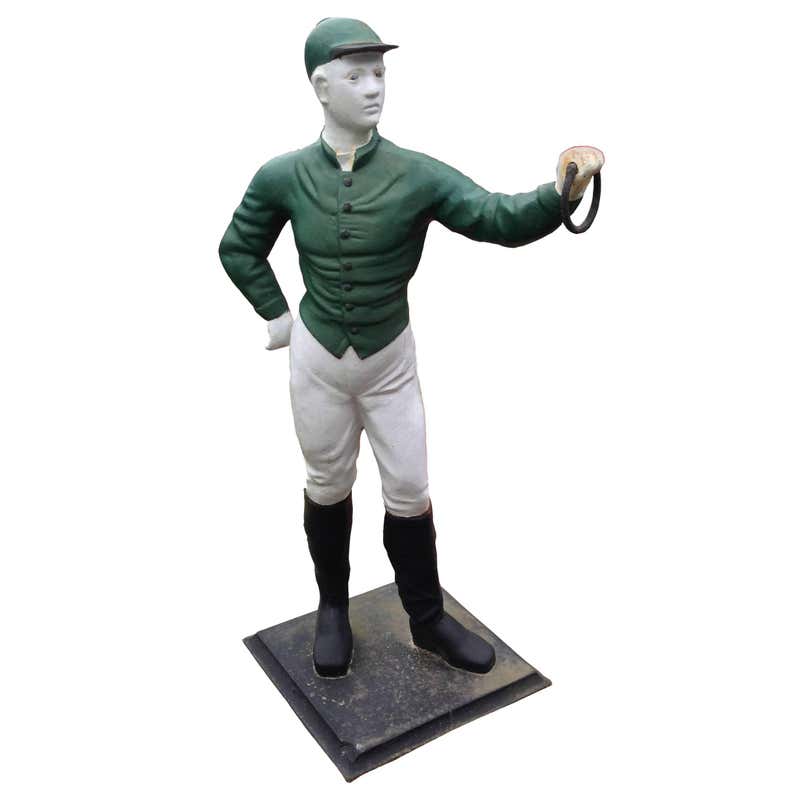 Garden Jockey 8 For Sale on 1stDibs black lawn jockeys for sale