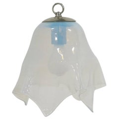 Opaline Glass Handkerchief Pendant Light