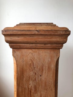 Bleached Pine Pedestal