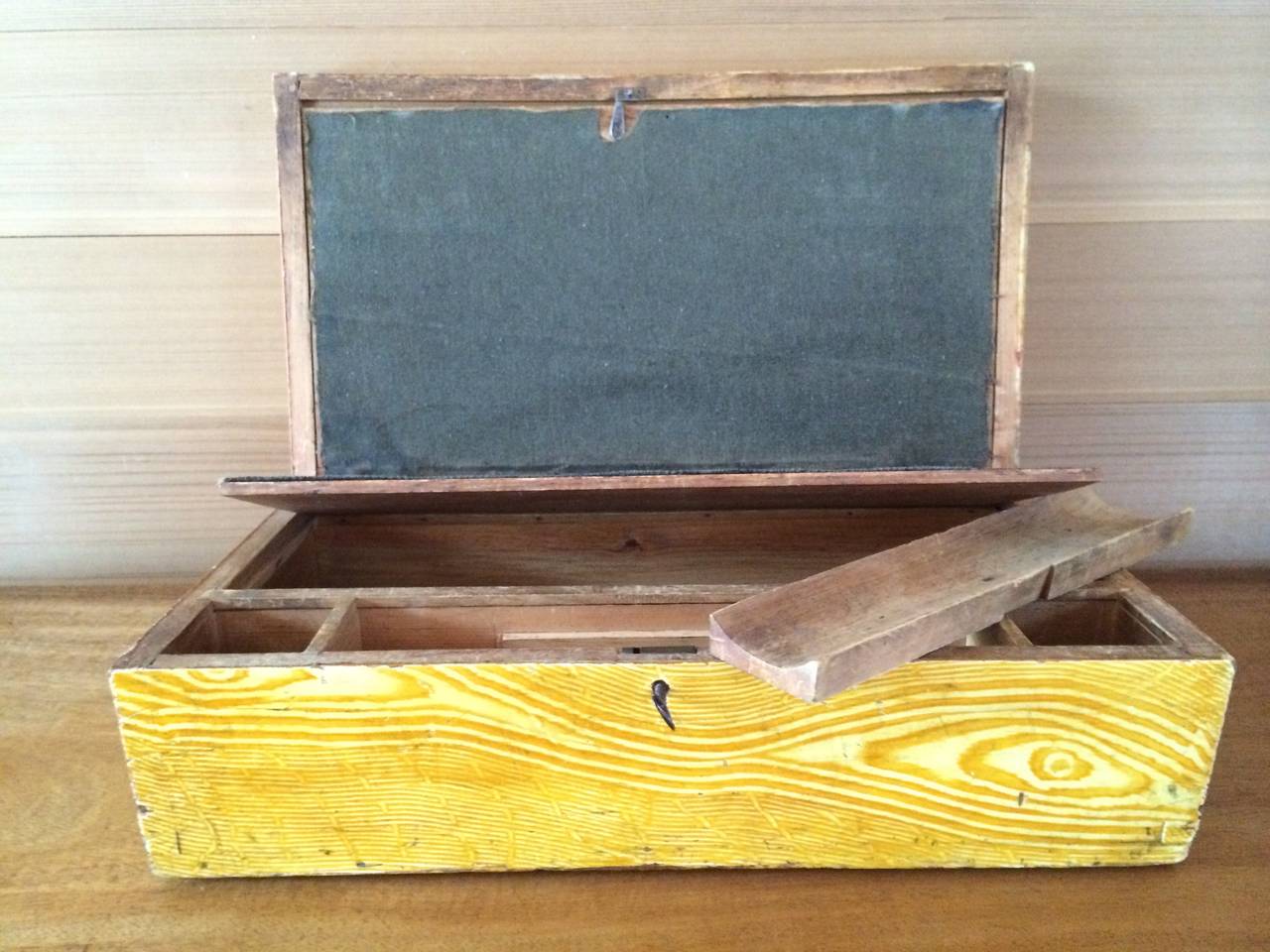American 19th Century Faux Painted Box For Sale