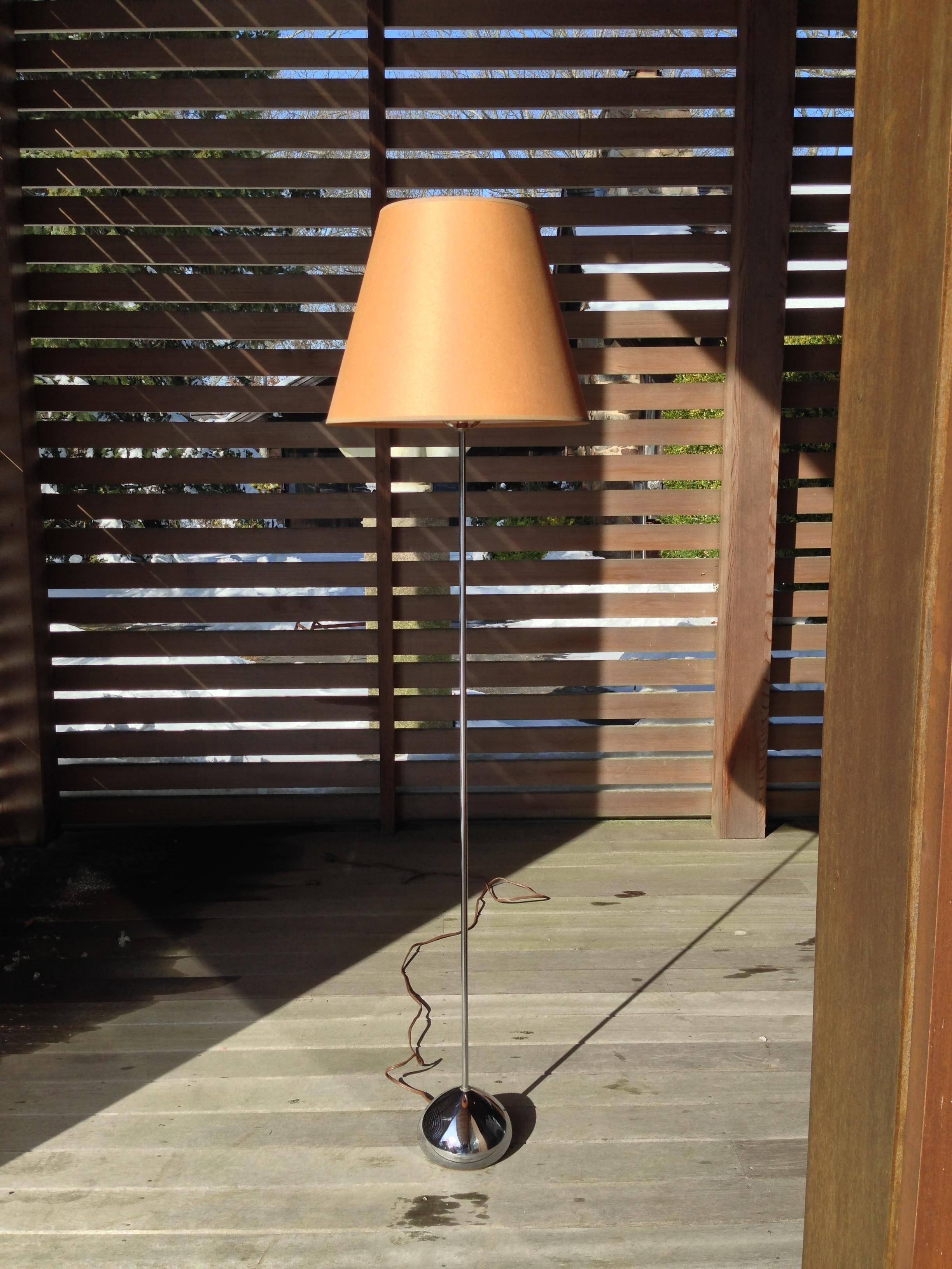 Mid-Century Modern Robert Sonneman Chrome Lamp