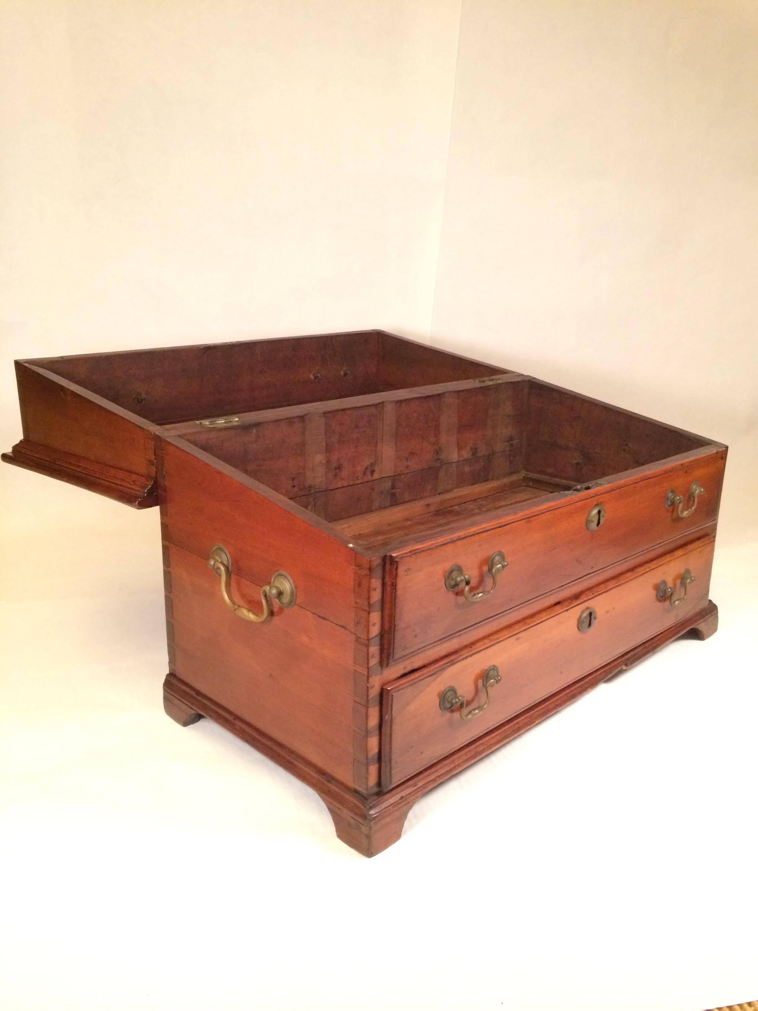 Chippendale 19th Century Ships Carrying Chest