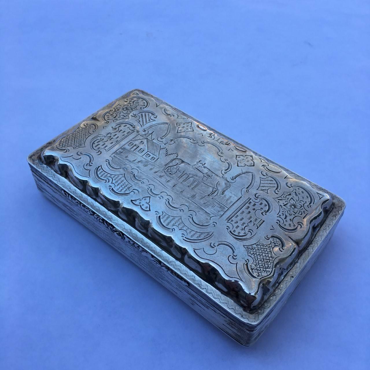 Dutch Colonial Dutch Silver Case For Sale