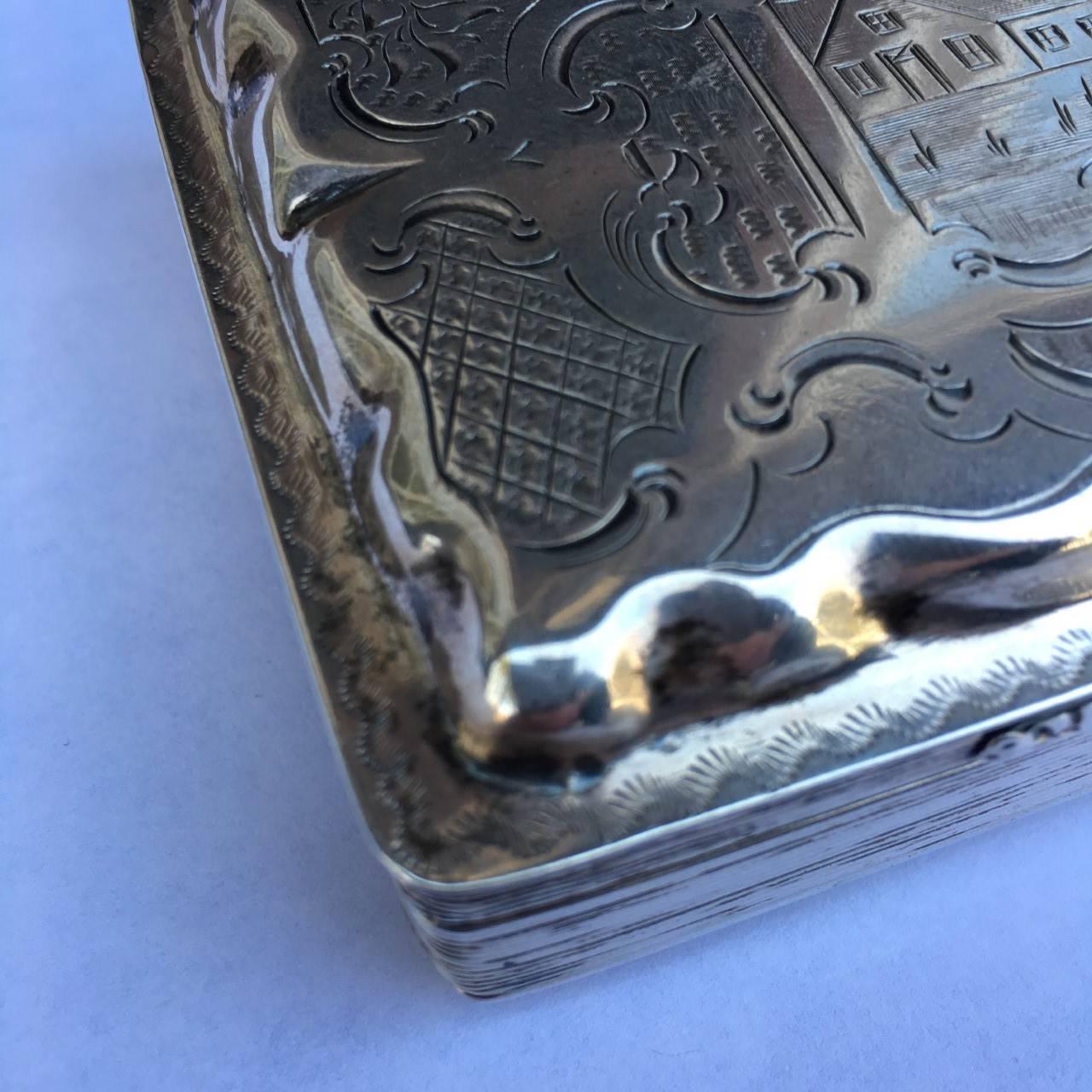 Dutch Silver Case In Excellent Condition For Sale In Southampton, NY