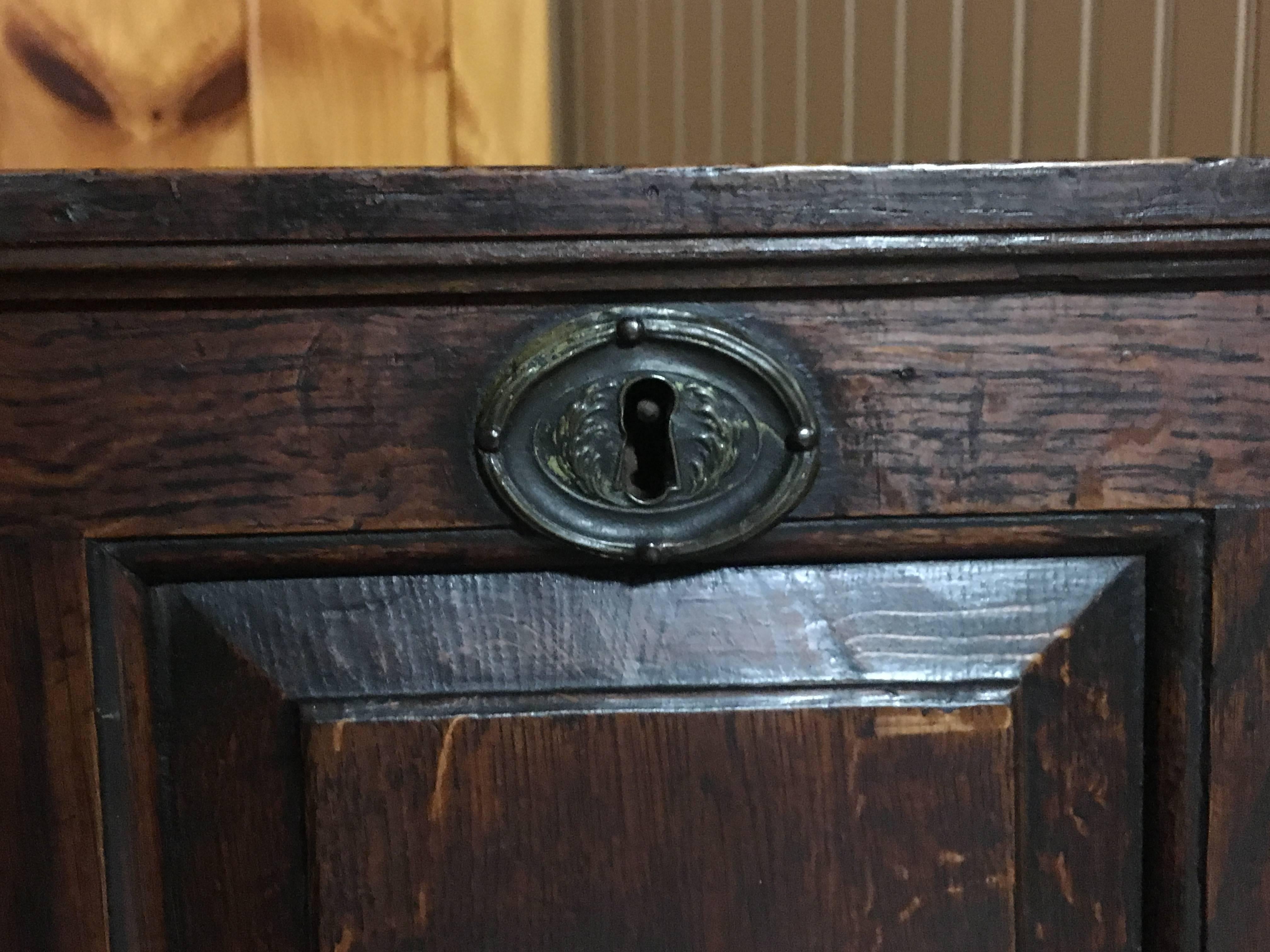 Primitive Early 19th Century Scottish Chest