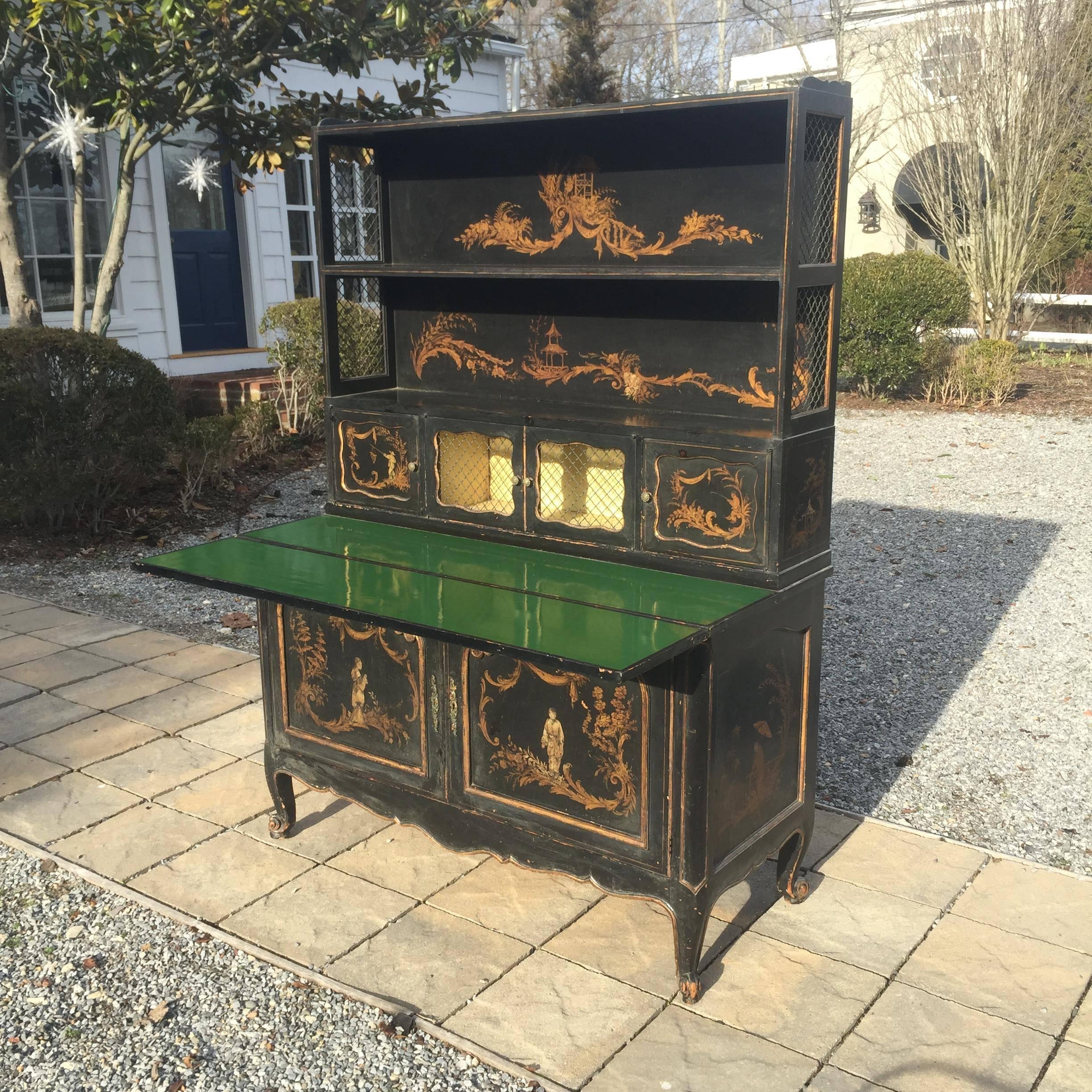 Regency Chinoiserie Secretary, 1940 1