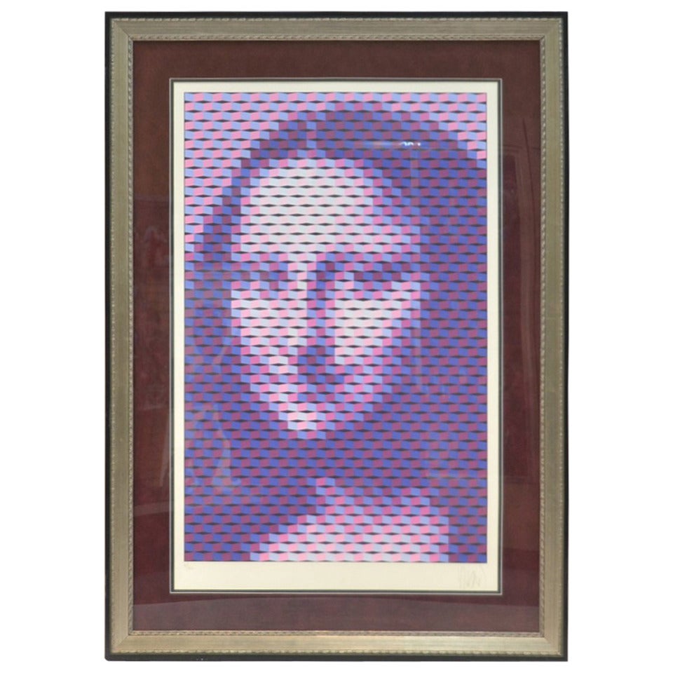 Yvaral 'Jean-Pierre Vasarely' "Mona Lisa" For Sale
