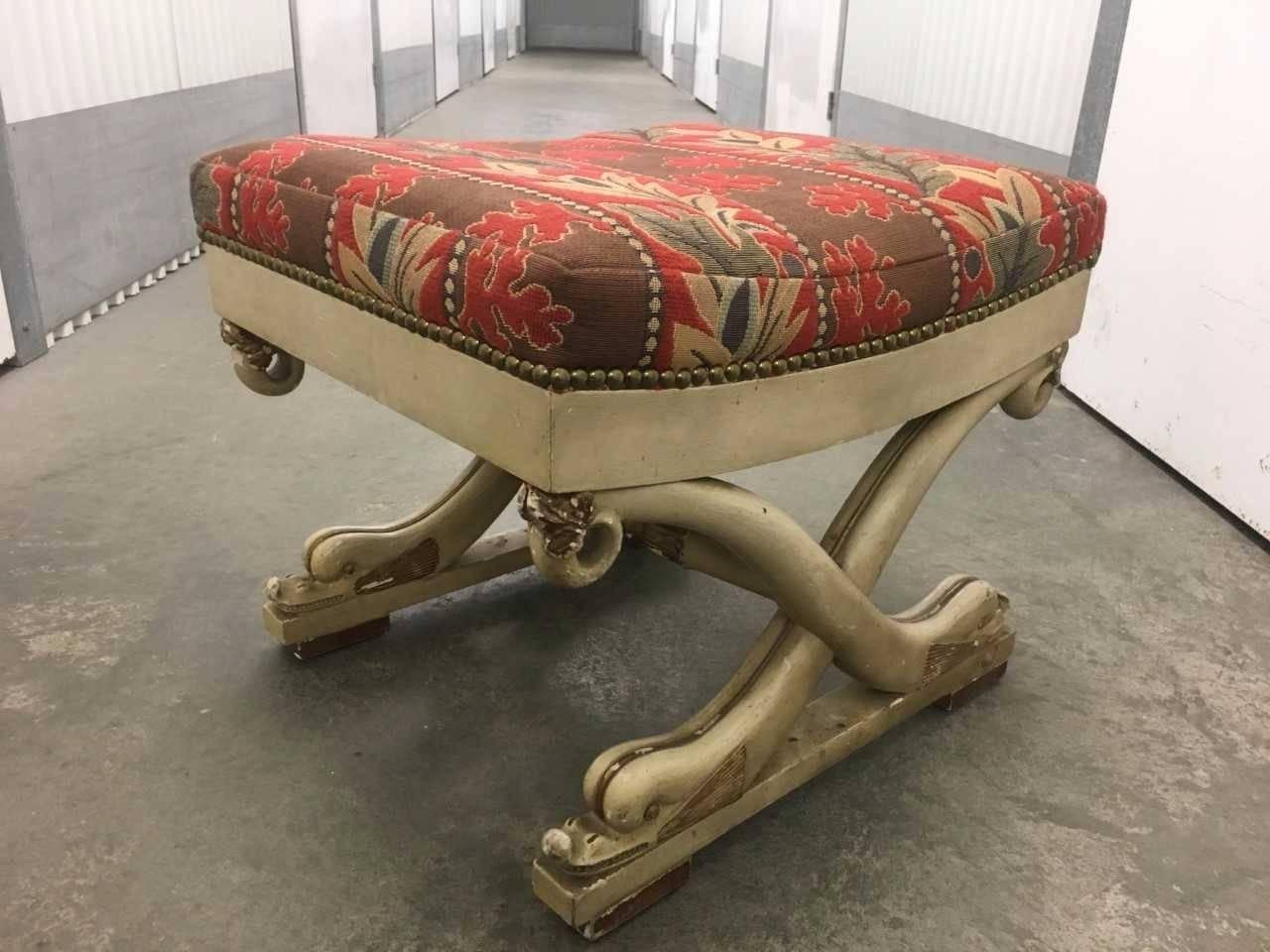 Continental Dolphin Form Stool In Good Condition In Southampton, NY