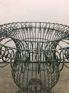 Wire Form Garden Urn