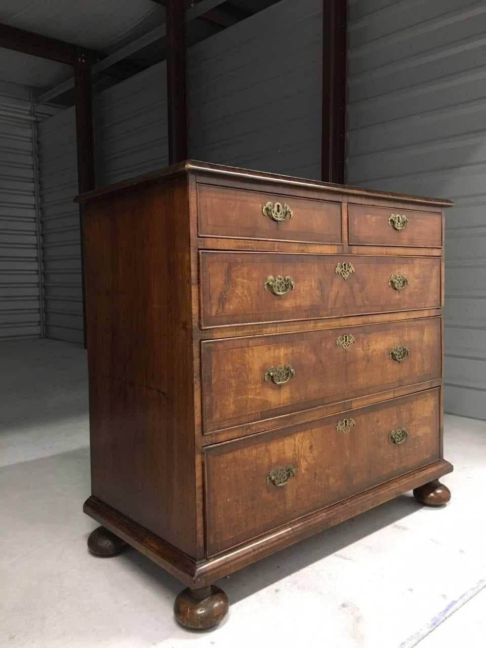 William and Mary Late 19th Century English Chest