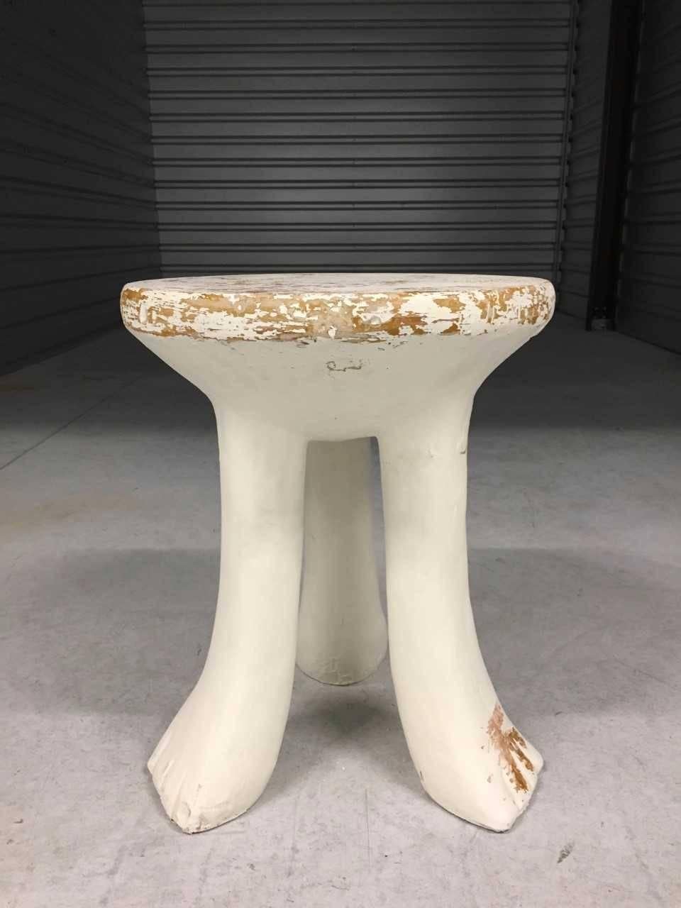 plaster coffee table
